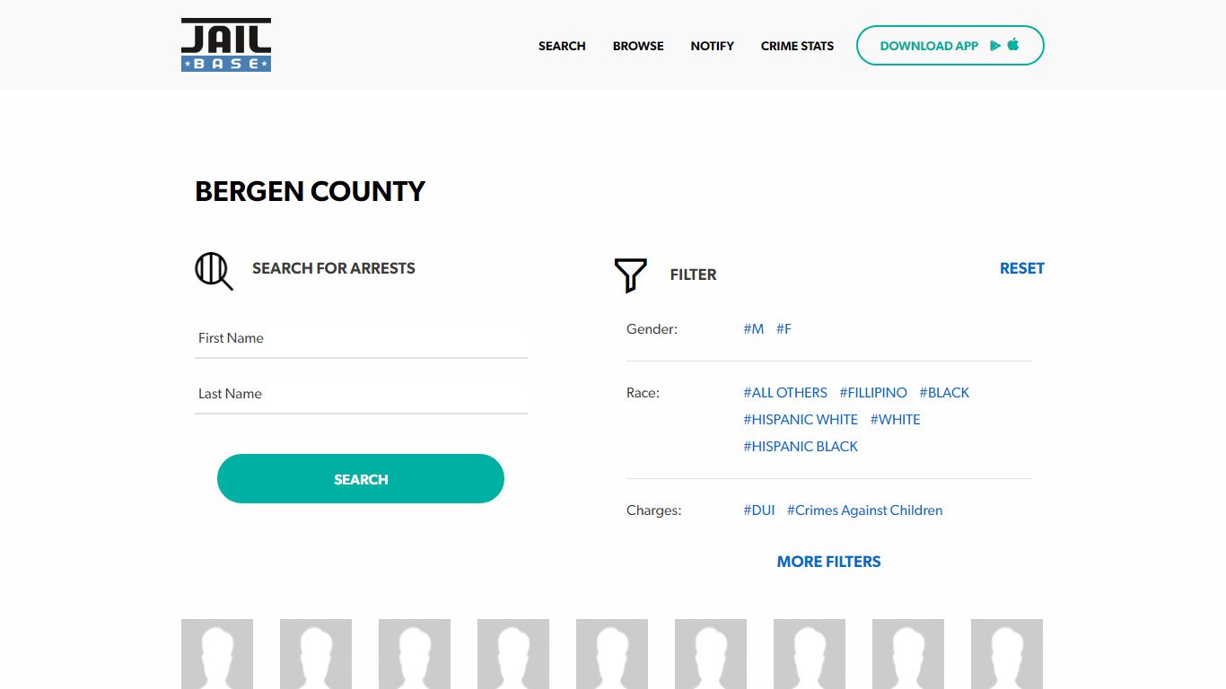 Bergen County Jail Inmate Search and Mugshots | JailBase